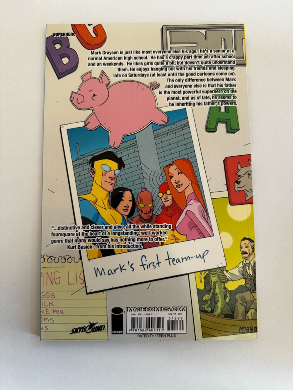 Invincible Volume One: Family Matters - Graphic Novel - Picture 2 of 2